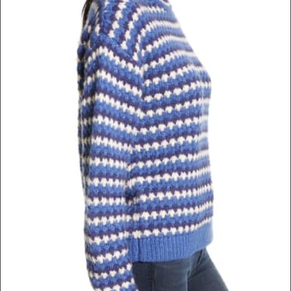 Rebecca Minkoff blue and white sweater - Picture 3 of 3
